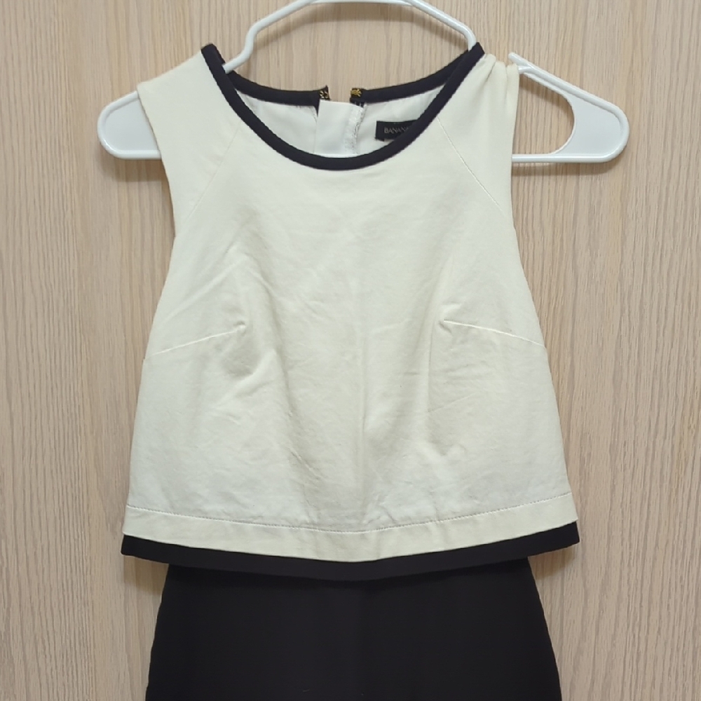 Banana Republic Black and White Dress